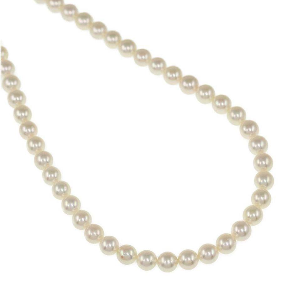 ヴァンドーム青山 56P アコヤ真珠 パールネックレス/Silver/銀製-31.9g