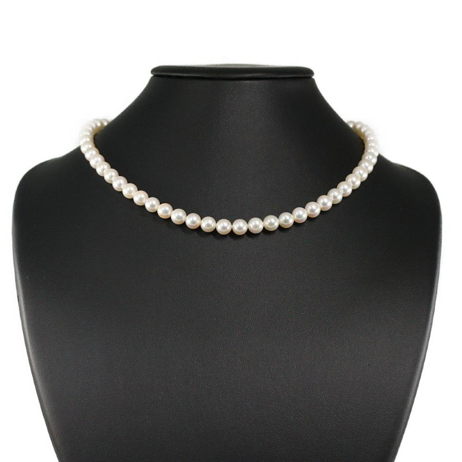 ヴァンドーム青山 56P アコヤ真珠 パールネックレス/Silver/銀製-31.9g