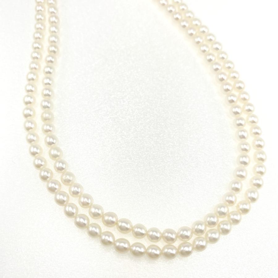 TASAKI(タサキ・田崎真珠) 2連 真珠(パール)ネックレス TASAKI(タサキ・田崎真珠) 2連 真珠(パール)ネックレス