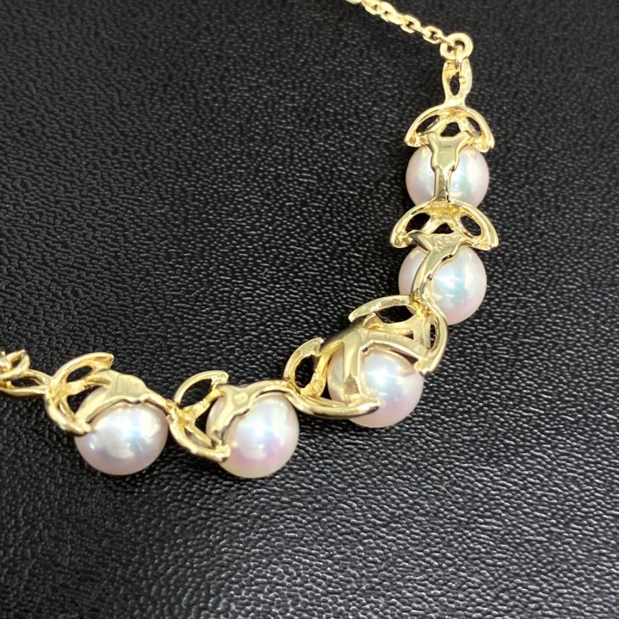 MIKIMOTO（ミキモト） 5P・アコヤ真珠/養殖真珠（パール）リーフ 