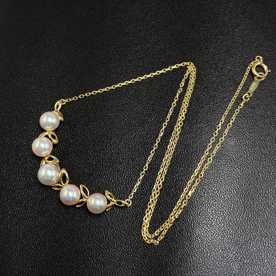 MIKIMOTO（ミキモト） 5P・アコヤ真珠/養殖真珠（パール）リーフ 