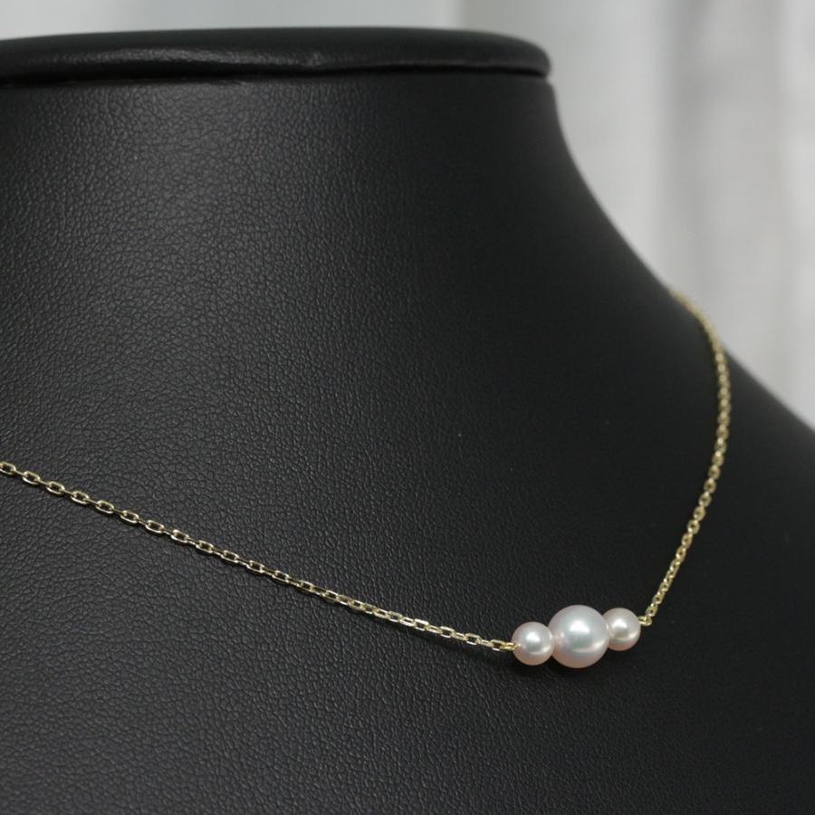 MIKIMOTO（ミキモト） 3P・真珠（パール）ネックレス・ペンダント