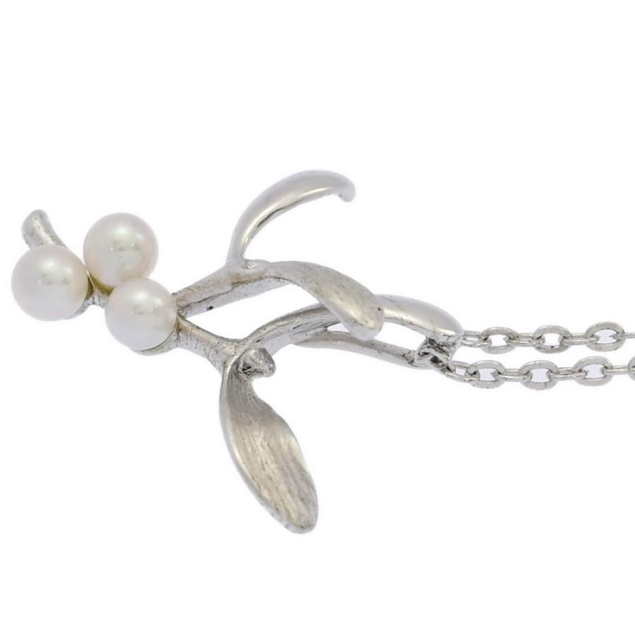 美品✨ MIKIMOTO ミキモト ネックレス ベビーパール 3粒 SILVER MIKIMOTO ミキモト 3P ベビーパール ネックレス ペンダント