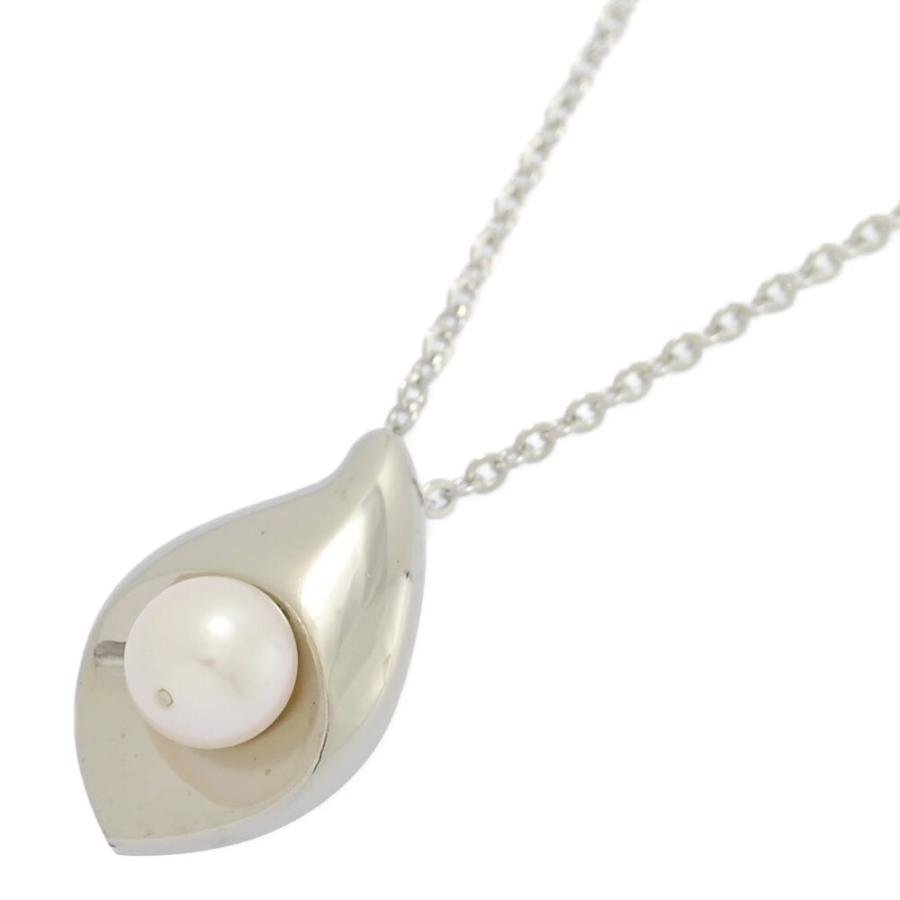 TASAKI タサキ 田崎真珠 1P 真珠 パール ネックレス ペンダント/Silver  