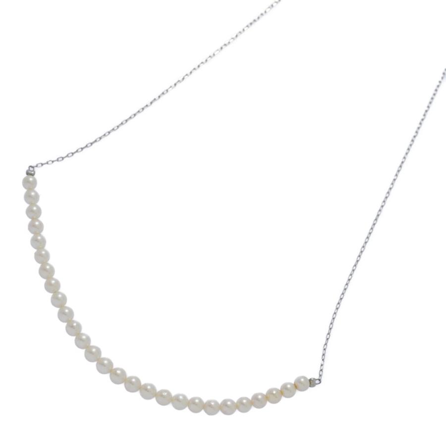 美品 1点モノ 3.7-4.0 mm アコヤ真珠 Japan Pearl パール ネックレス 