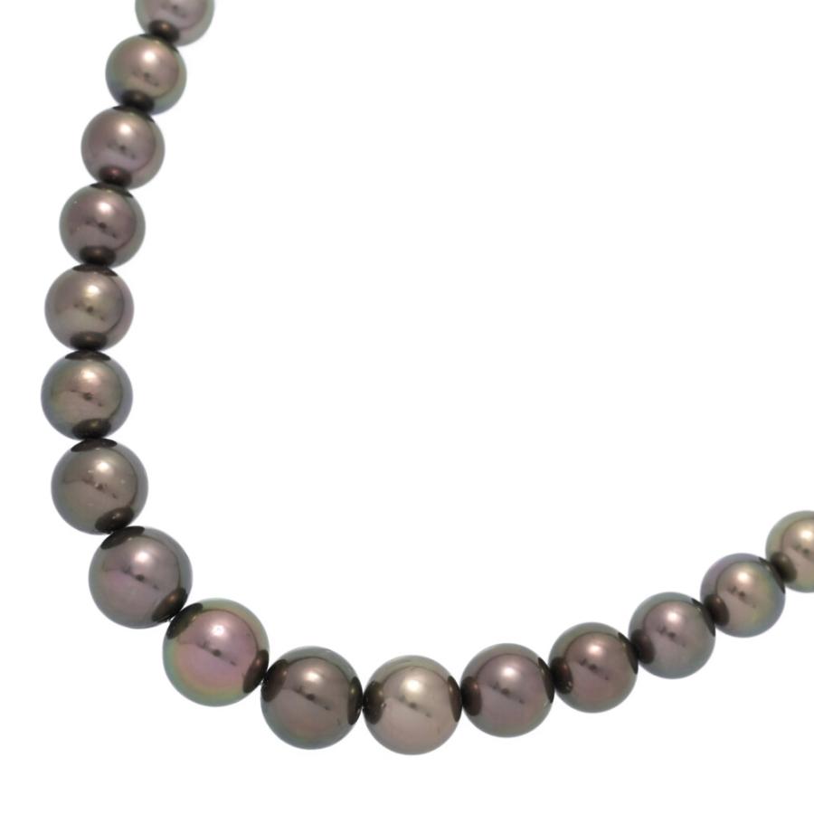 0.02ct 8.5-12mm 黒蝶真珠 クロチョウ タヒチパール ダイヤモンド 