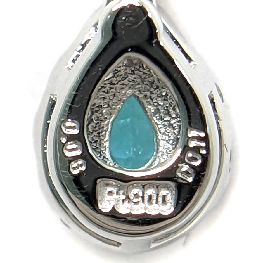 TSUTSUMI☆Pt900☆トルマリン☆ネックレス ジュエリーツツミ 1P・パライバトルマリン・ダイヤモンドネックレス