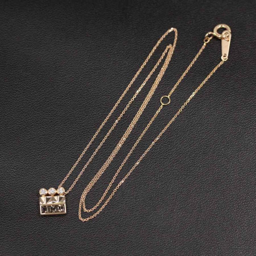 ヴァンドーム青山 スモーキー・クォーツ・ダイヤモンドネックレス