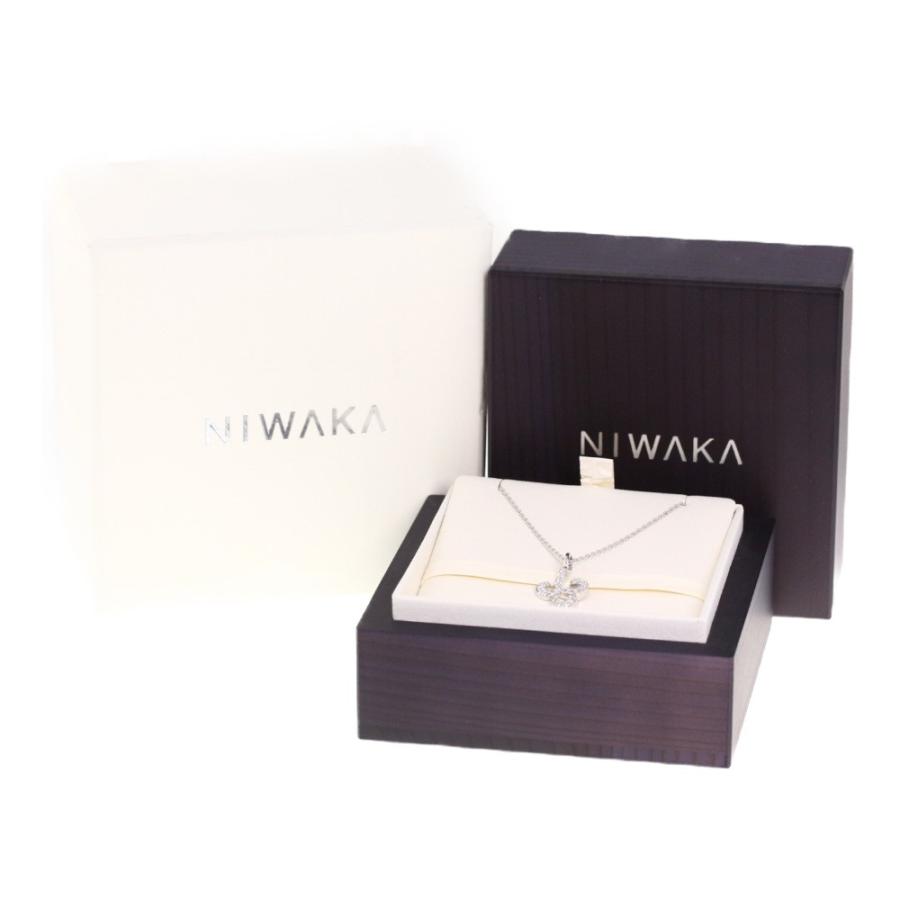 NIWAKA 唐花　ネックレス 俄(ニワカ) KARAHANA 唐花 19P・ダイヤモンド・ダイヤモンド