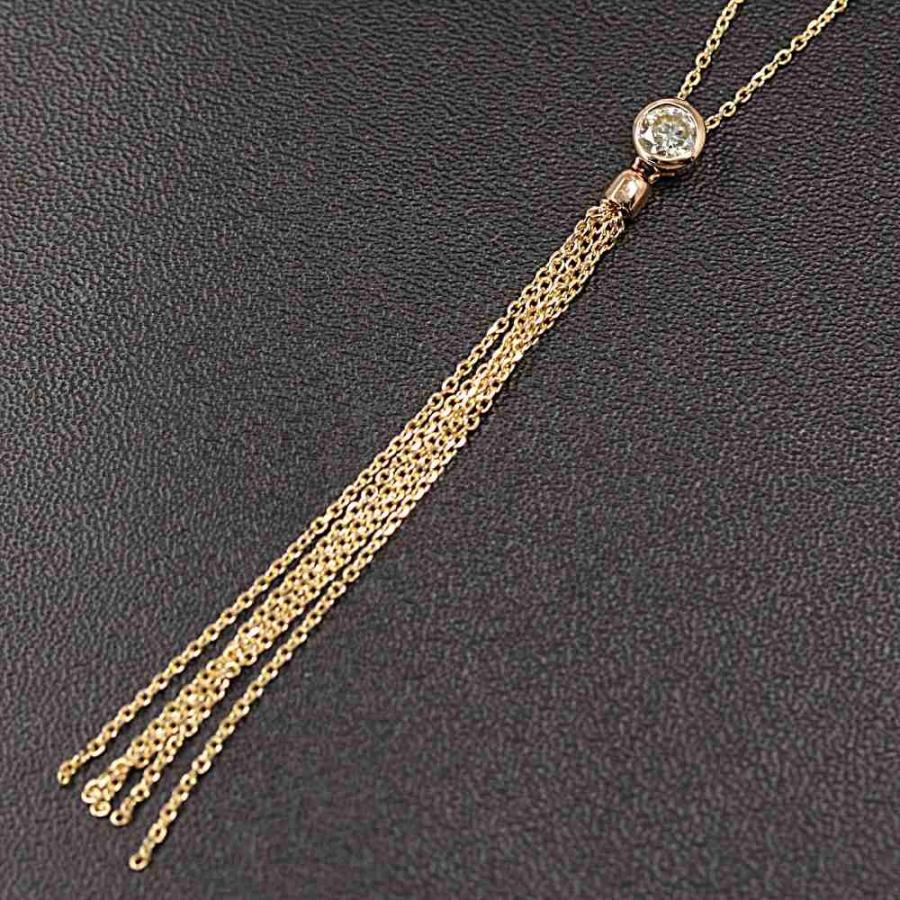 最終値下】【新品】フリンジ・ダイヤモンドネックレス・ペンダント 