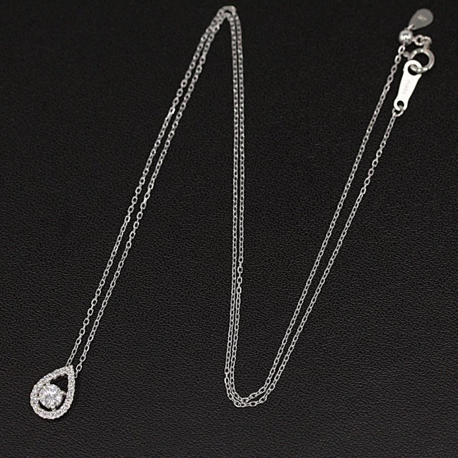 ヴァンドーム青山 グレース 0.37ct ネックレス ダイヤモンド プラチナ ヴァンドーム青山 ドロップ オブ グレース ダイヤモンドネックレス