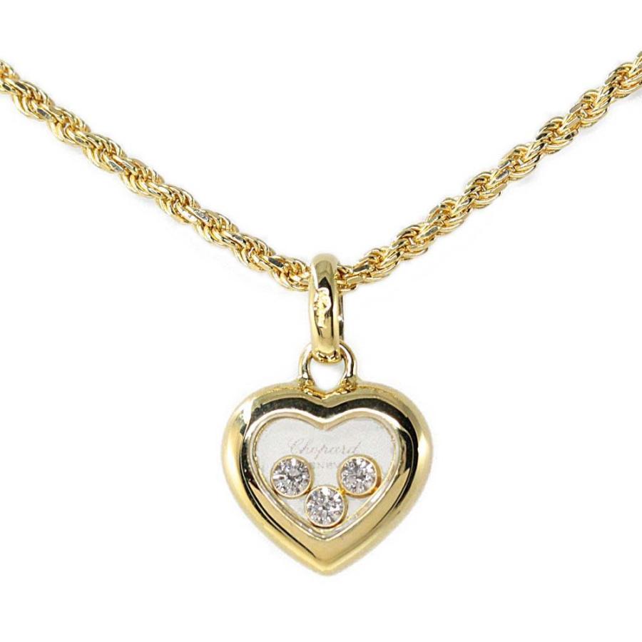 Chopard（ショパール） ハッピーダイヤモンド 3P ハート ネックレス