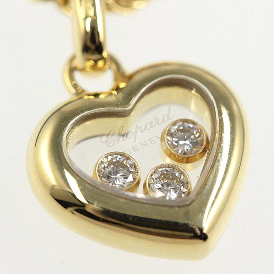 Chopard ショパール ハッピーダイヤモンド 3P ハート ネックレス