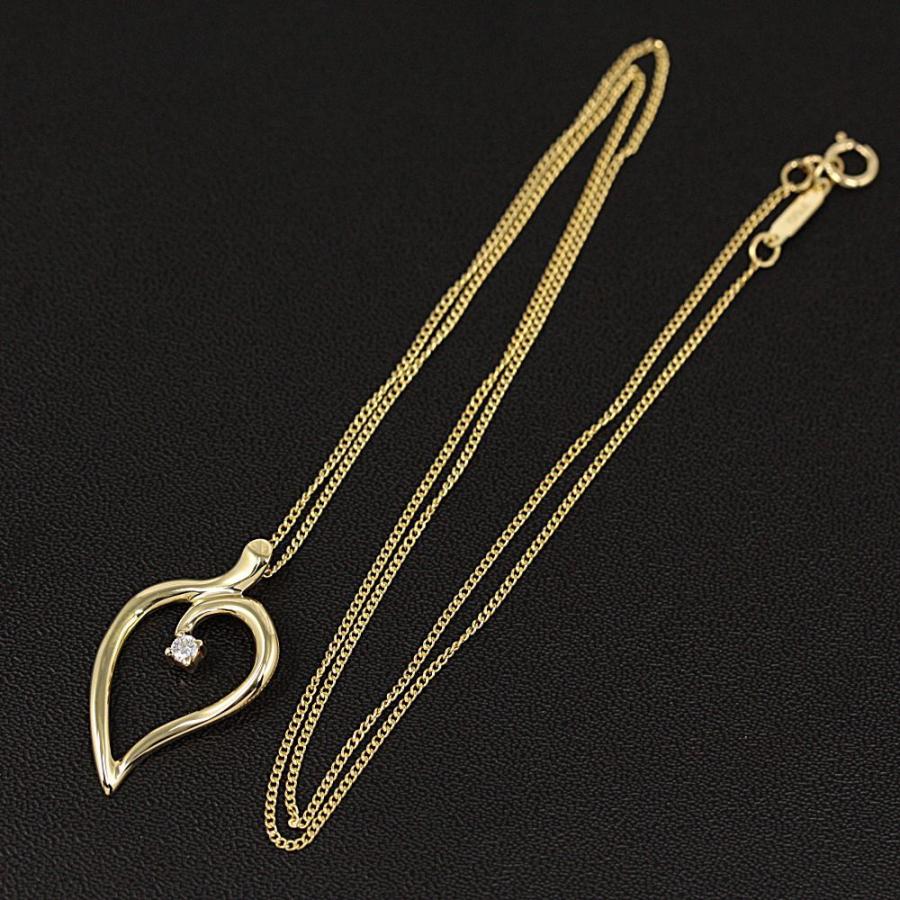 TIFFANY&Co.（ティファニー） ハートリーフ 1P ダイヤモンドネックレス