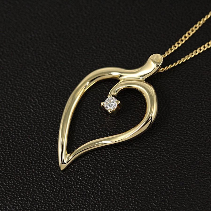 TIFFANY&Co.（ティファニー） ハートリーフ 1P ダイヤモンドネックレス