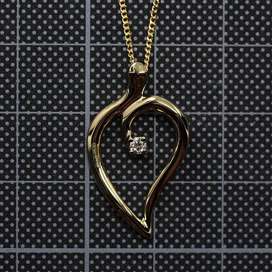 TIFFANY&Co.（ティファニー） ハートリーフ 1P ダイヤモンドネックレス
