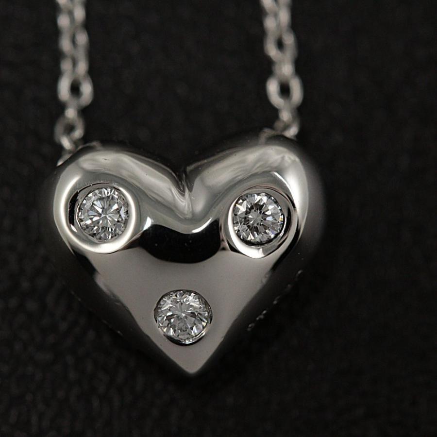 ティファニーダイヤモンドptネックレス TIFFANY&Co.（ティファニー） 3P ドッツ ハート ダイヤモンド