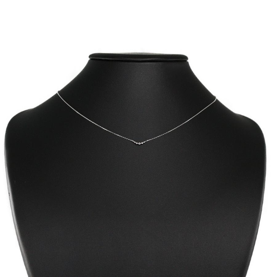 ヴァンドーム青山 ダイヤモンドリュールネックレス ペンダント/K10WG