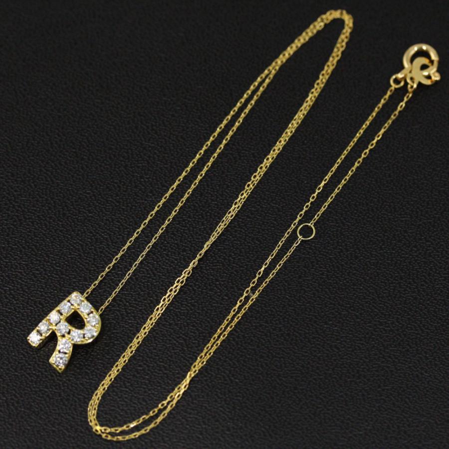 AHKAH アーカー プルミエトワールイニシャル(R) 12Pダイヤモンド 