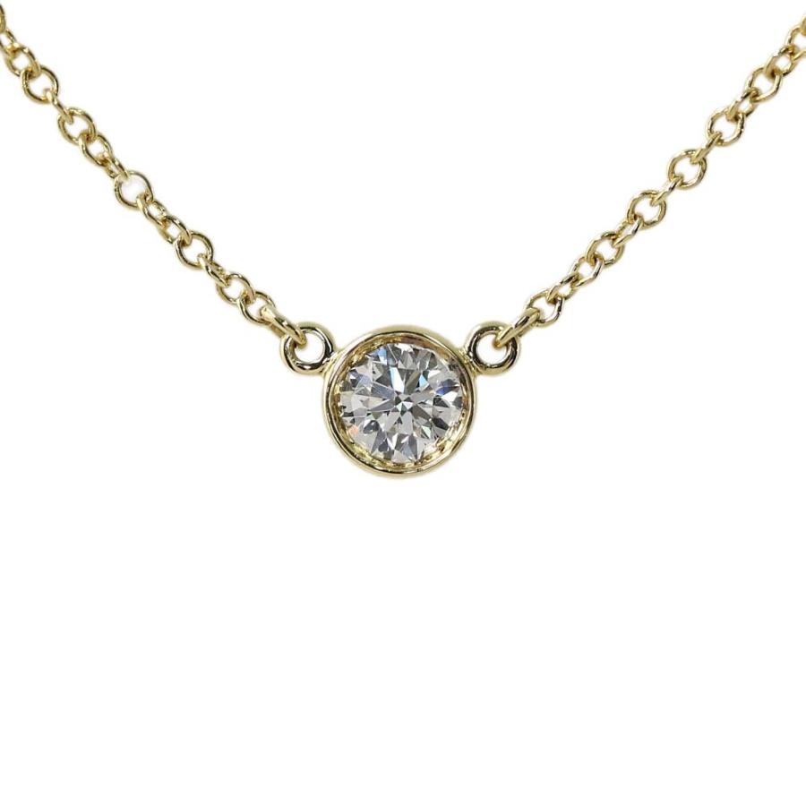 ティファニー エルサペレッティ バイザヤード Dby ダイヤモンドネックレス ペンダント K18yg 750 1 7g 0 12ct Tiffany Co Rf2 H Nrga65l リファスタ Yahoo ショッピング店 通販 Yahoo ショッピング