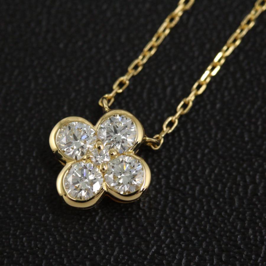 ヴァンドーム青山 フラワー 5P ダイヤモンドネックレス