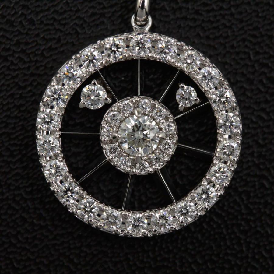 かがよい かぐるま シングルペンダントS ダイヤモンドネックレス/Pt900  