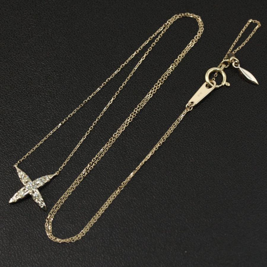 カシケイ ブラウンダイヤモンド ネイキッドネックレス/K18BG/750-2.8g 