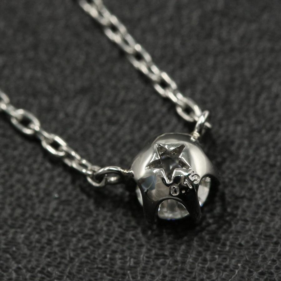 スタージュエリー シンプルライン 1P・裏抜きスター ダイヤモンド