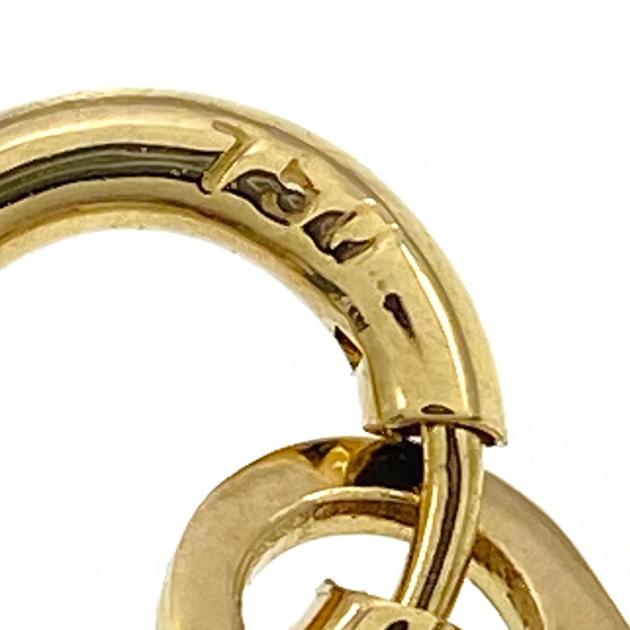 ジュエリーツツミ スマイルモチーフ 9Pダイヤモンドネックレス