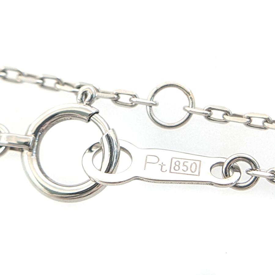 ケイウノ　プラチナ850 ケイウノ 5P・ダイヤモンドネックレス・ペンダント/Pt900-Pt850-3.9g