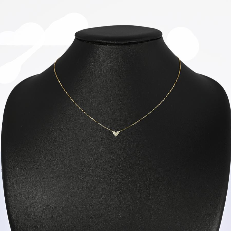 アーカー ハートパヴェ 10P・ダイヤモンドネックレス・ペンダント  