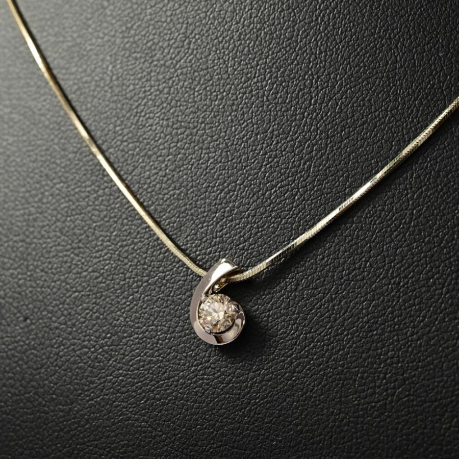 0.3ct/Kashikey/カシケイ フロート 1P・ダイヤモンドネックレス  