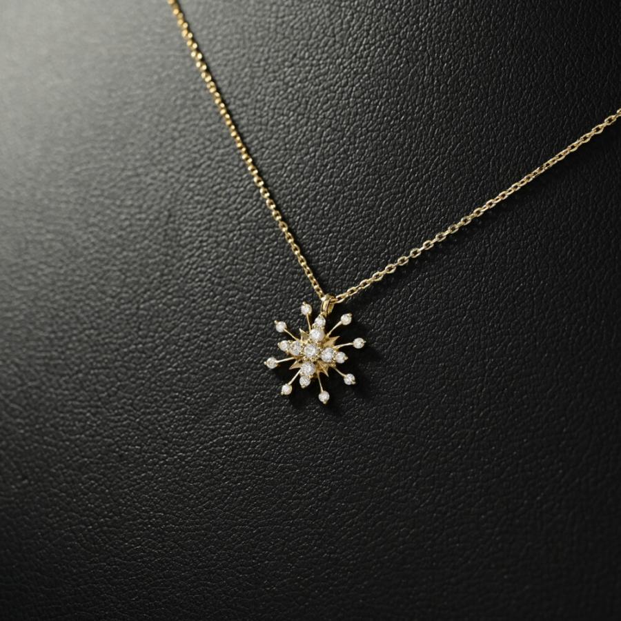 本日出品終了 STAR JEWELRY ダイヤモンドネックレス DIAMOND NECKLACE (M)(2JN1010)K10 ネックレス｜スター