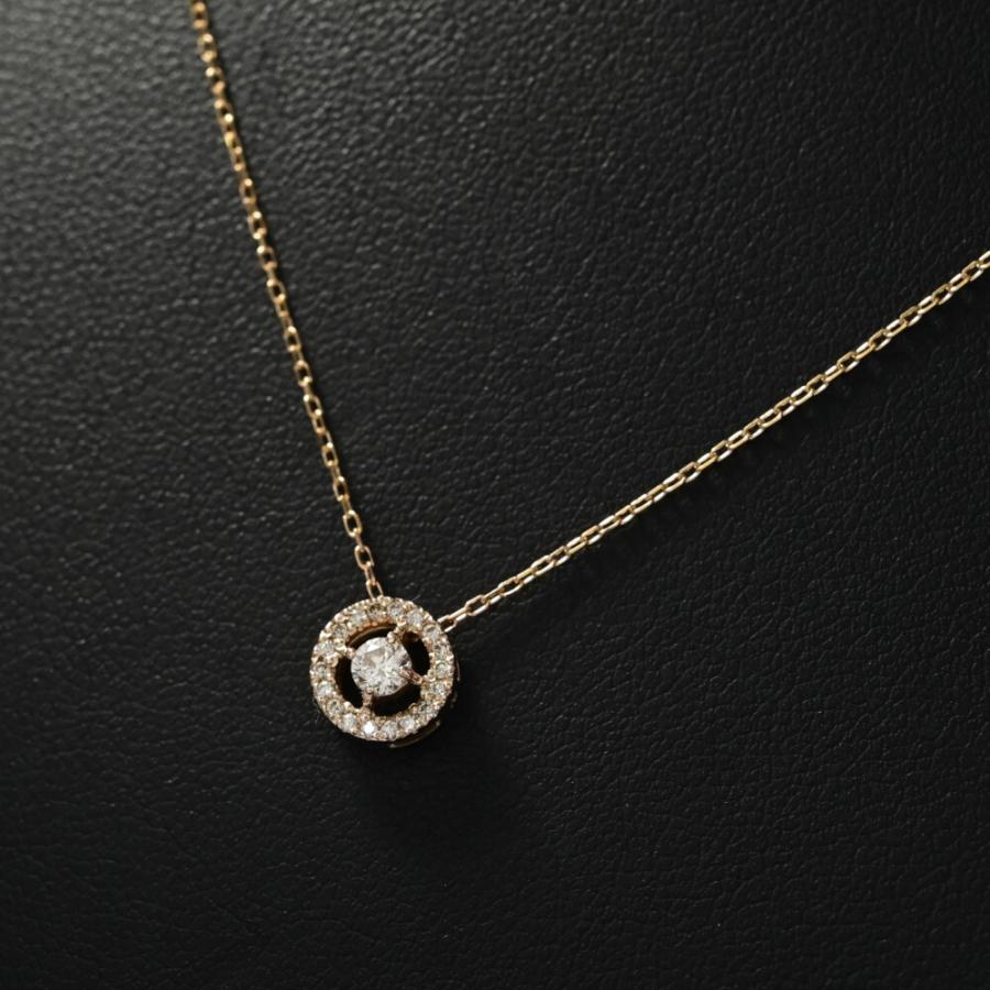 K18 ダイヤモンド 0.2ct 1.9g トップのみ デザインネックレス