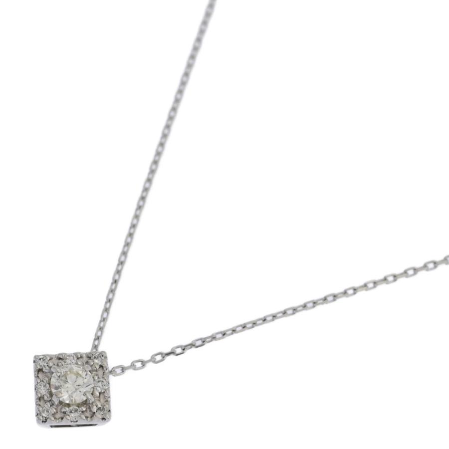 Vendome Aoyama ヴァンドーム青山 9P・ダイヤモンド ネックレス/K18WG