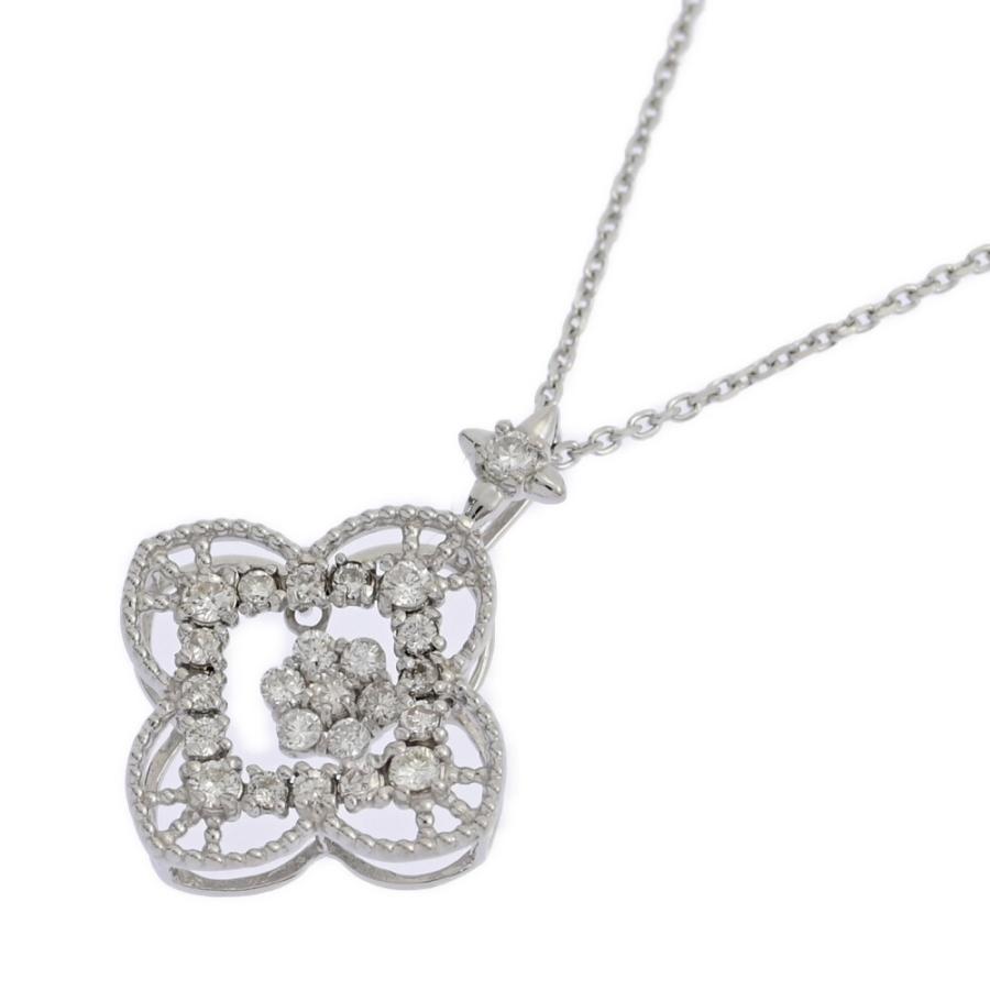 0.3ct/スウィングモチーフ・ダイヤモンド ネックレス・ペンダント 