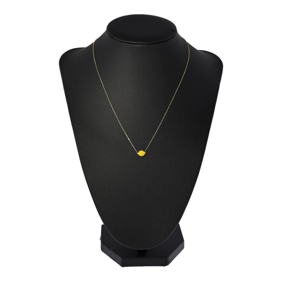 AHKAH アーカー レモン フルーツモチーフ 1P・ダイヤモンド エナメル  