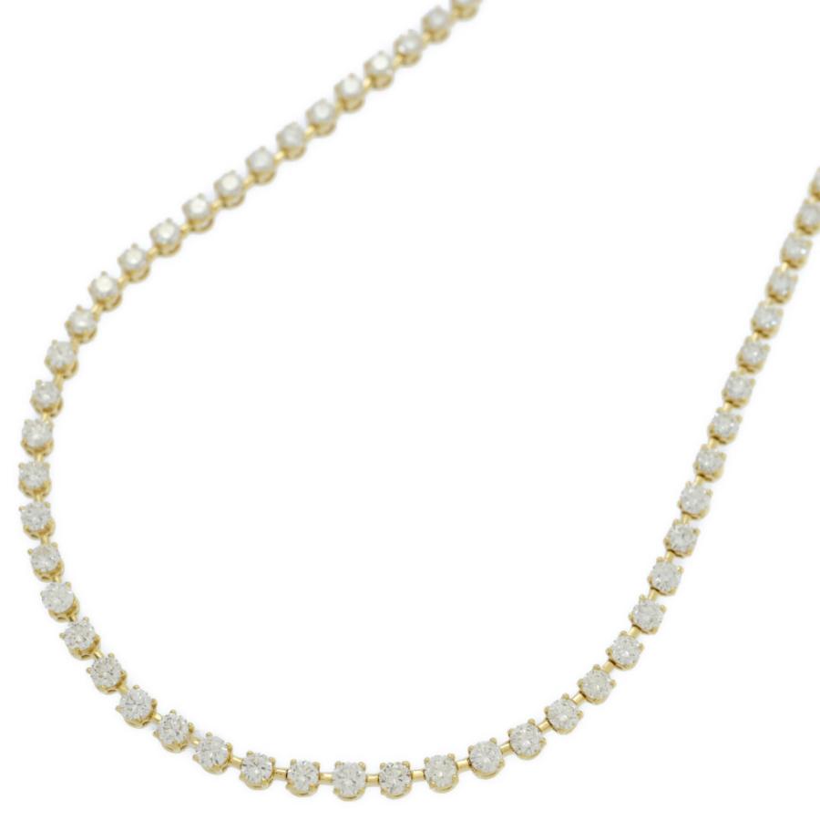 9.13ct/テニスセッティング 83P・ダイヤモンド ネックレス・ペンダント  