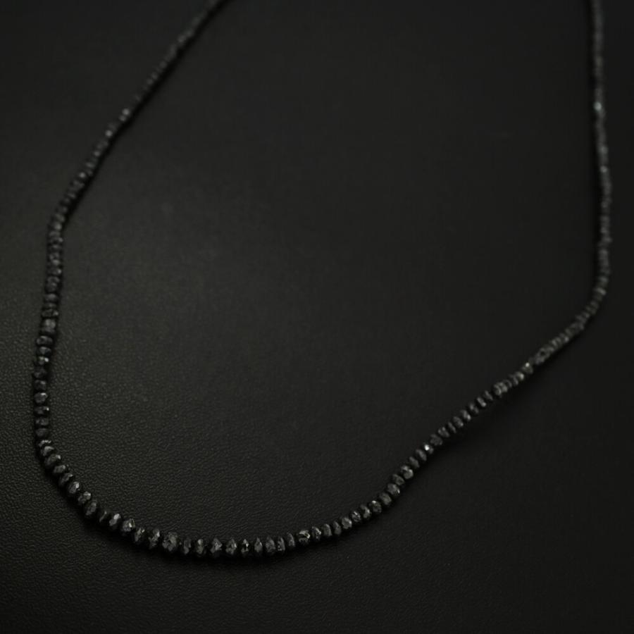 20ct/ブラック・ダイヤモンド ネックレス・ペンダント/K18WG/750-5.3g
