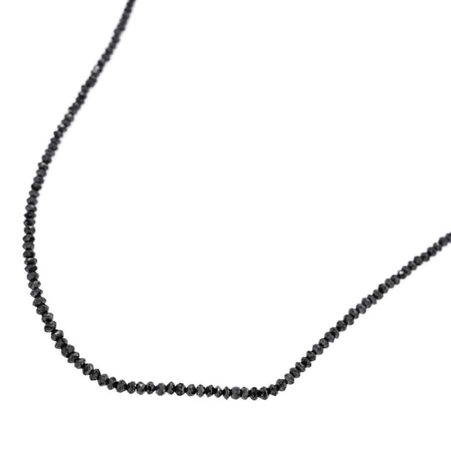 15ct/ラフダイヤ/原石・ブラック・ダイヤモンド ネックレス 