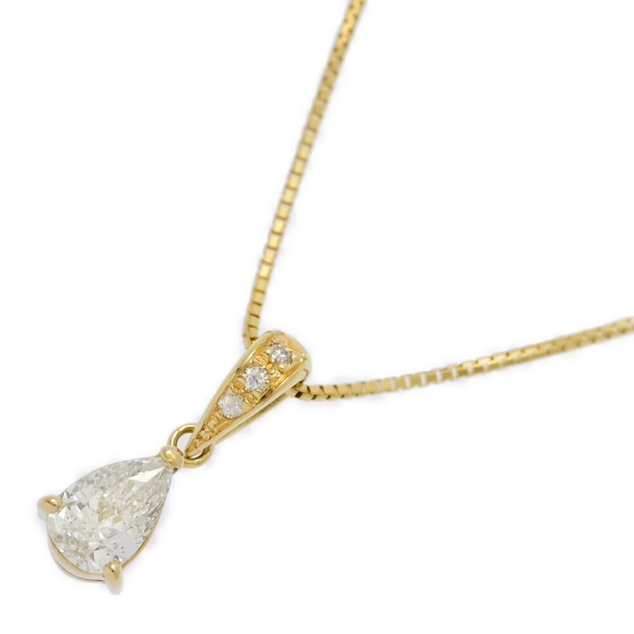 0.478ct/FD:0.03ct/ペアシェイプ ダイヤモンド・ネックレス