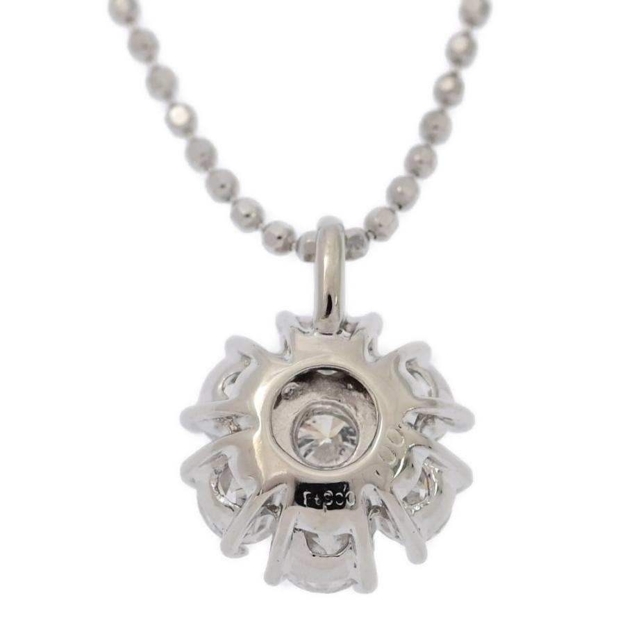 1ct/フラワーモチーフ 7P・ダイヤモンド ネックレス・ペンダント