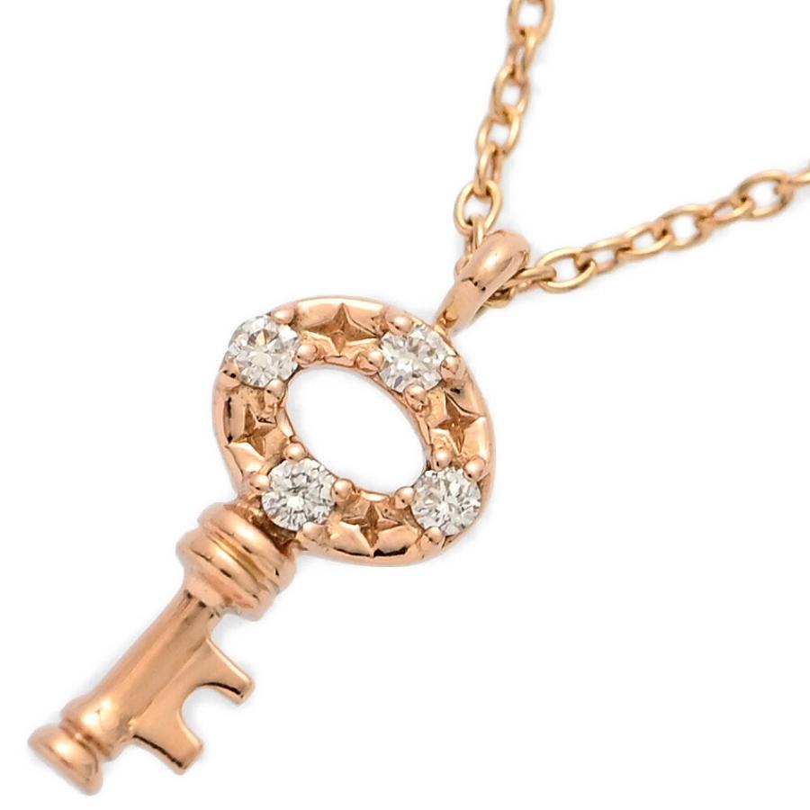 4℃ヨンドシーキーモチーフ ダイヤモンドネックレス