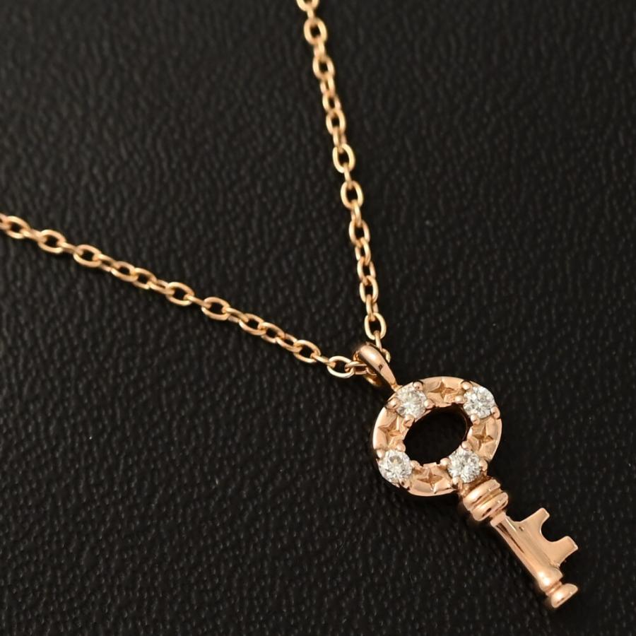 canal 4℃ カナルヨンドシー キーモチーフ/鍵・ダイヤモンドネックレス