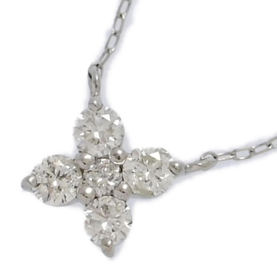0.2ct/クローバーモチーフ・ダイヤモンドネックレス・ペンダント