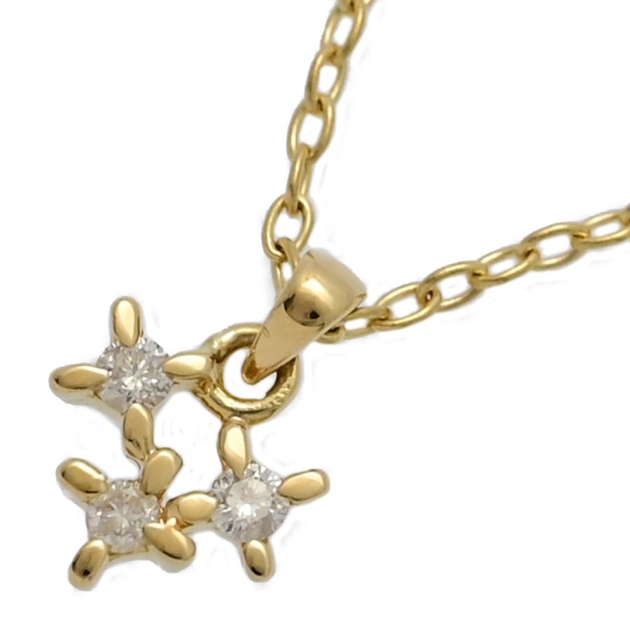 agete（アガット） (ラスト1点) 0.06ct ダイヤモンド ネックレス K18