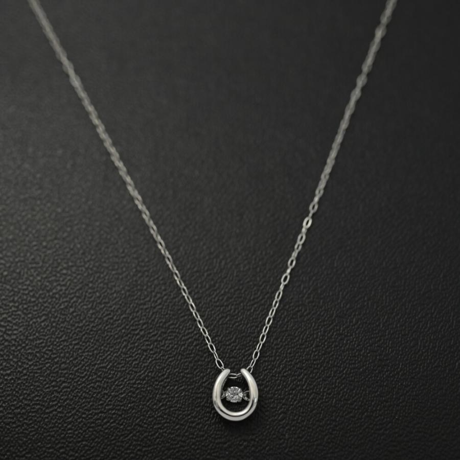 0.029ct/ダンシングストーン 1P・ダイヤモンド ネックレス・ペンダント