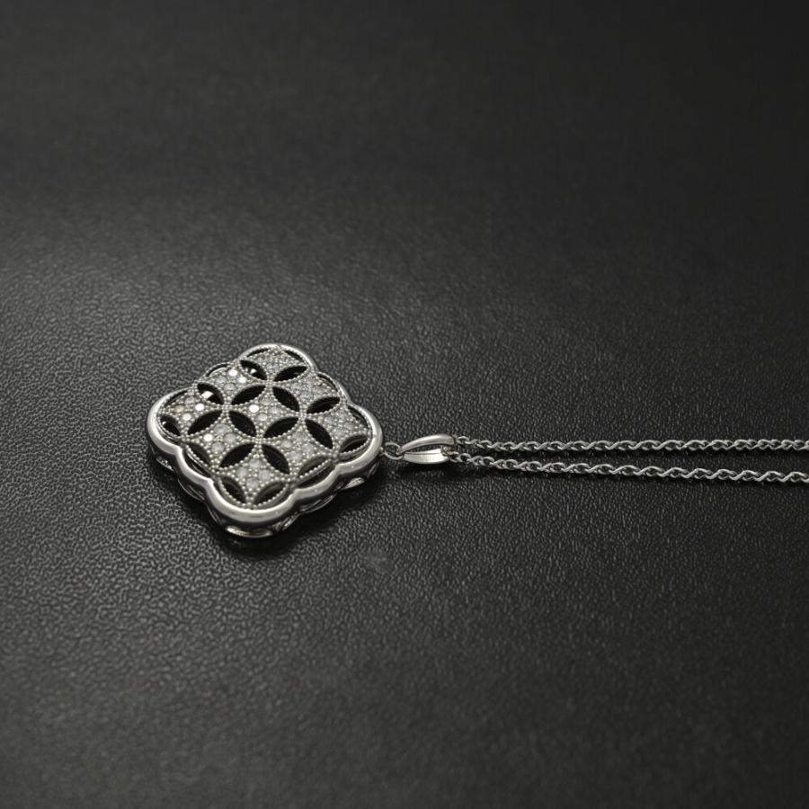 0.34ct/ダイヤモンドネックレス・ペンダント/Pt900-Pt850-8.7g