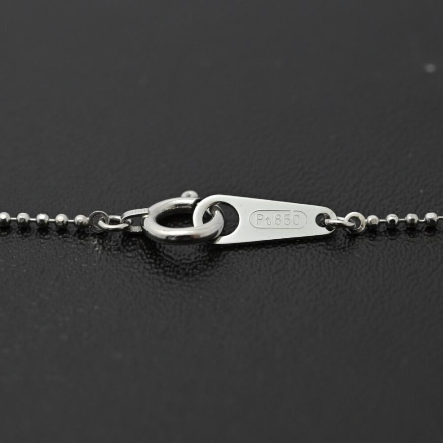 0.5ct/クロスモチーフ 10P ダイヤモンド ネックレス ペンダント/Pt900