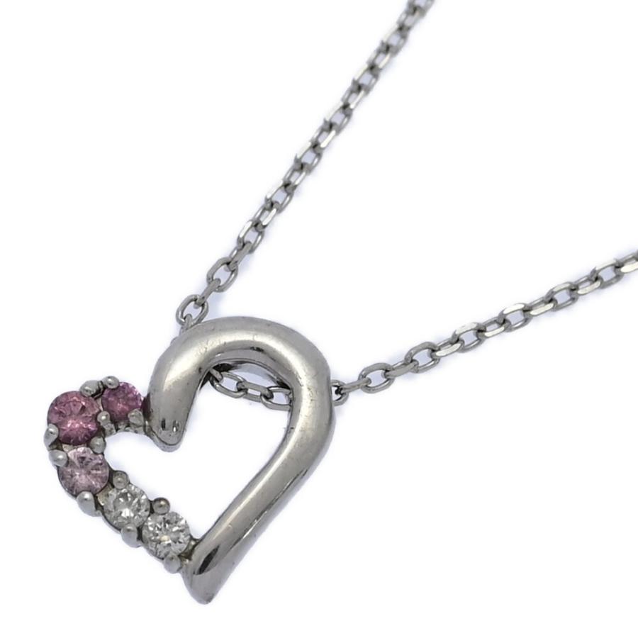 5P・ダイヤモンド・ダイヤモンドネックレス・ペンダント/K10WG/416-1.8